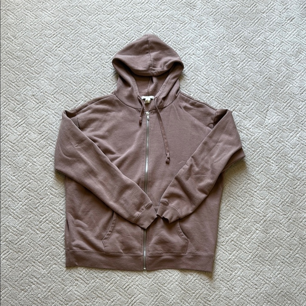 Full Tilt Brown Zip Up Jacket